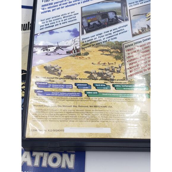 Microsoft Flight Simulator Deluxe Edition PC DVD - Game for Windows - Picture 9 of 14